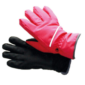 2176F Women's softshell glove, fleece lining, reflective blade, fuchsia