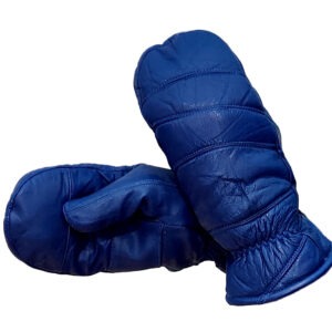 2514BB Women's lamb glove, teddy lining, bright blue