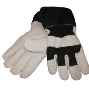 6174A work glove, hides / fabric, teddy lining