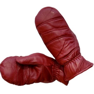 2514BW Women's lamb glove, teddy lining, wine