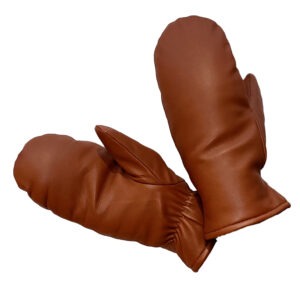 2634C Naisten lammasrukkanen, teddyvuori, konjakki